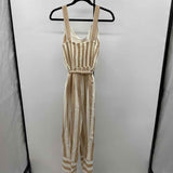 Japna Women's Size 14 Tan Stripe Jumper