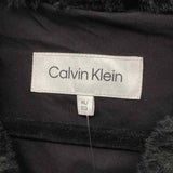 Calvin Klein Women's Size XL Black Solid Coat