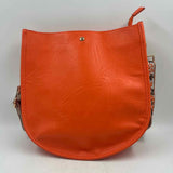 Ah Dorned Women's Orange New Without Tag Solid Purse