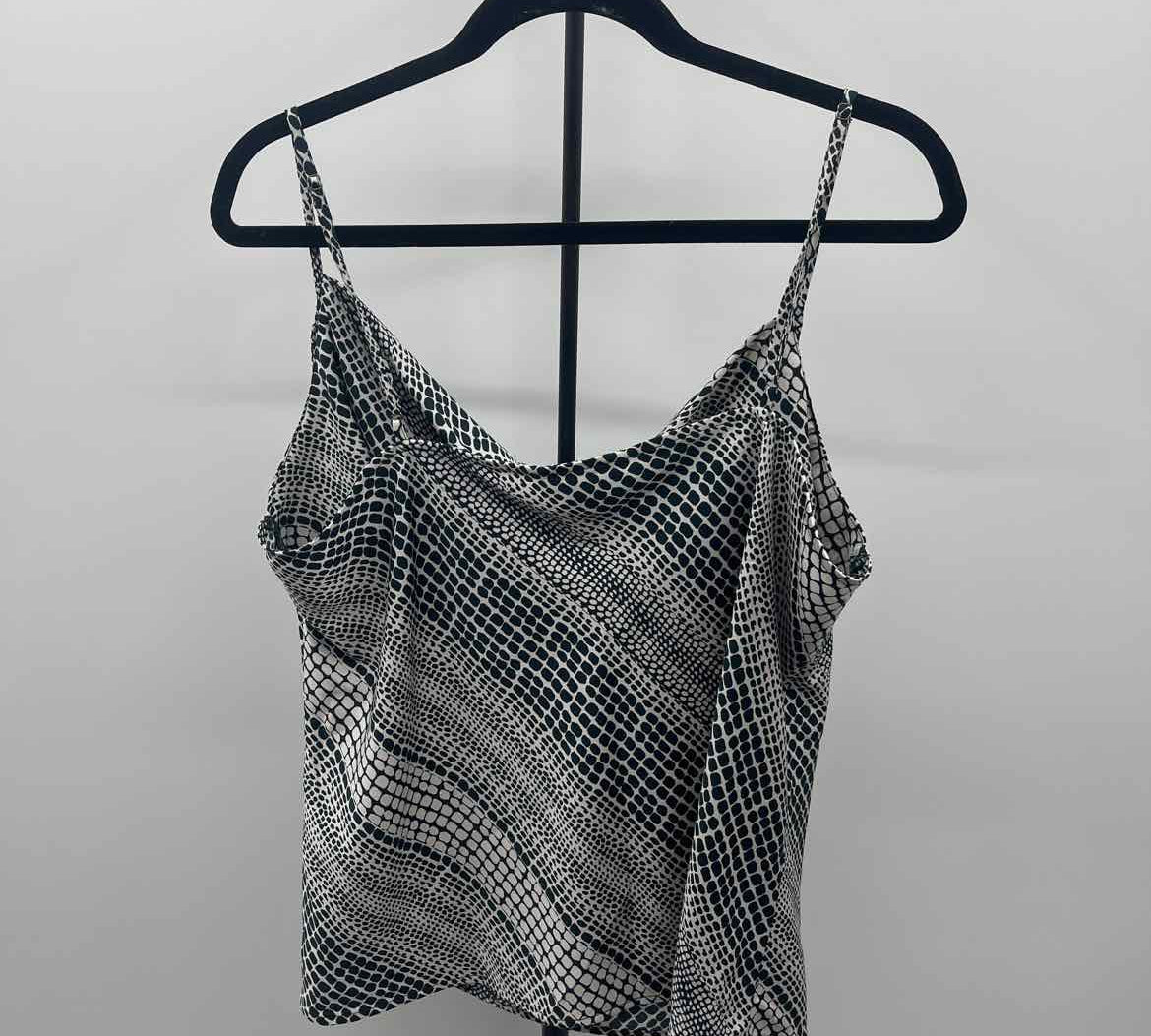 Banana Republic Women's Size XL Charcoal Spotted Tank