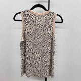 Dokotoo Women's Size M Blush Animal Print Sleeveless Shirt