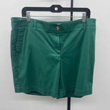 Talbots Women's Size 14 Green Solid Shorts