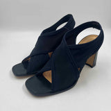 Two Lips Women's Shoe Size 8.5 Navy mesh Heels