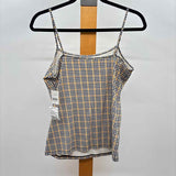 Ann Taylor Women's Size M Black Houndstooth Tank