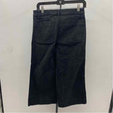 Madewell Junior's Size 6P Black Solid Jeans