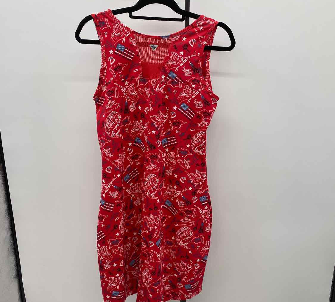 Columbia Women's Size 14 Red Patriotic Dress