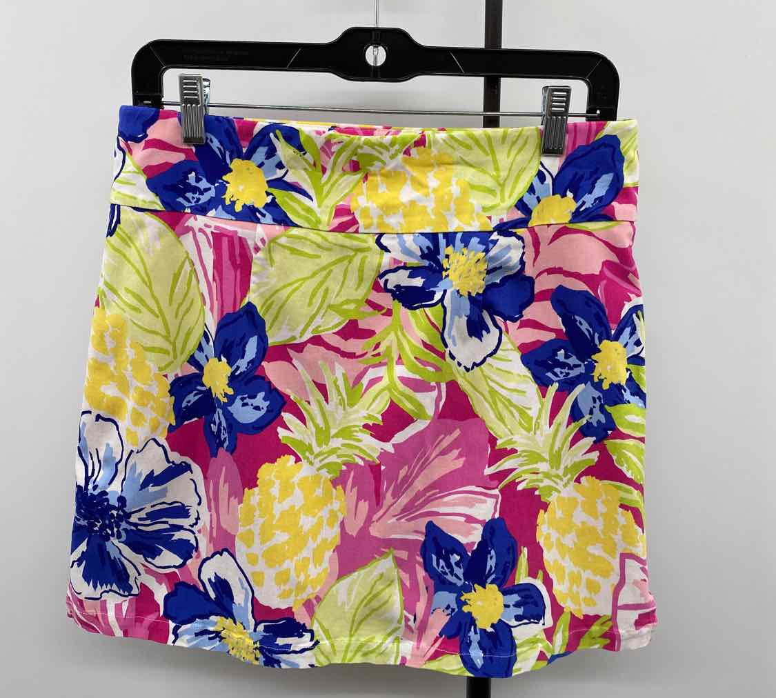 Rafaella Women's Size 8 Fuschia Floral Skirt
