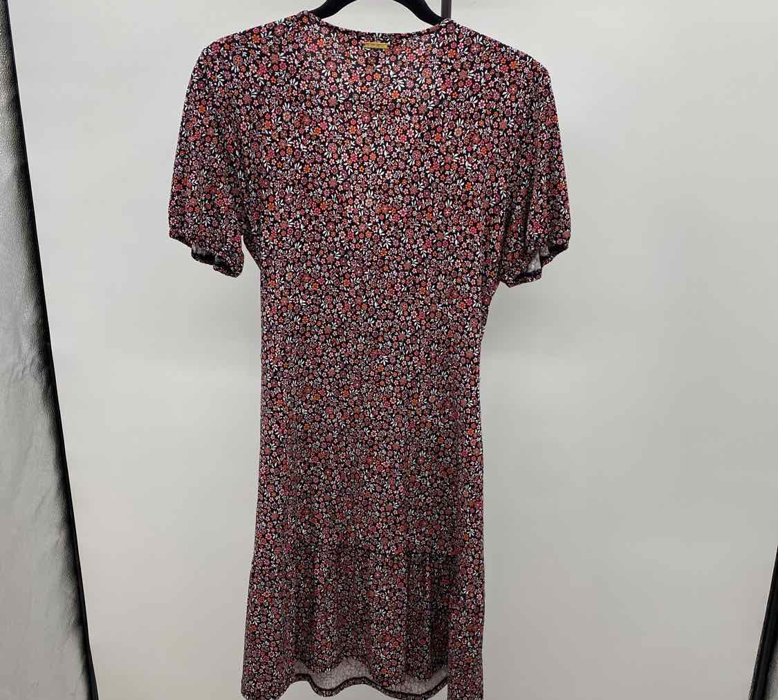 Michael Kors Women's Size 14 Black Floral Dress