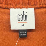 CABI Women's Size M Orange Corduroy Jacket