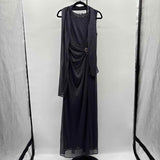 SL Fashions Women's Size 8 Gray Shimmer Gown/Evening Wear