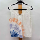 Loft Women's Size M White Tie Dye Tank