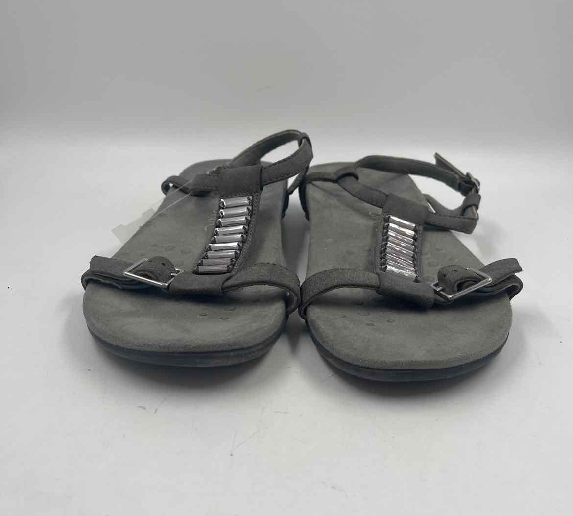 vionic Women's Shoe Size 9 Charcoal Beaded Sandals