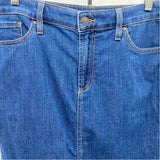 Chico's Women's Size 8 Blue Solid Skirt