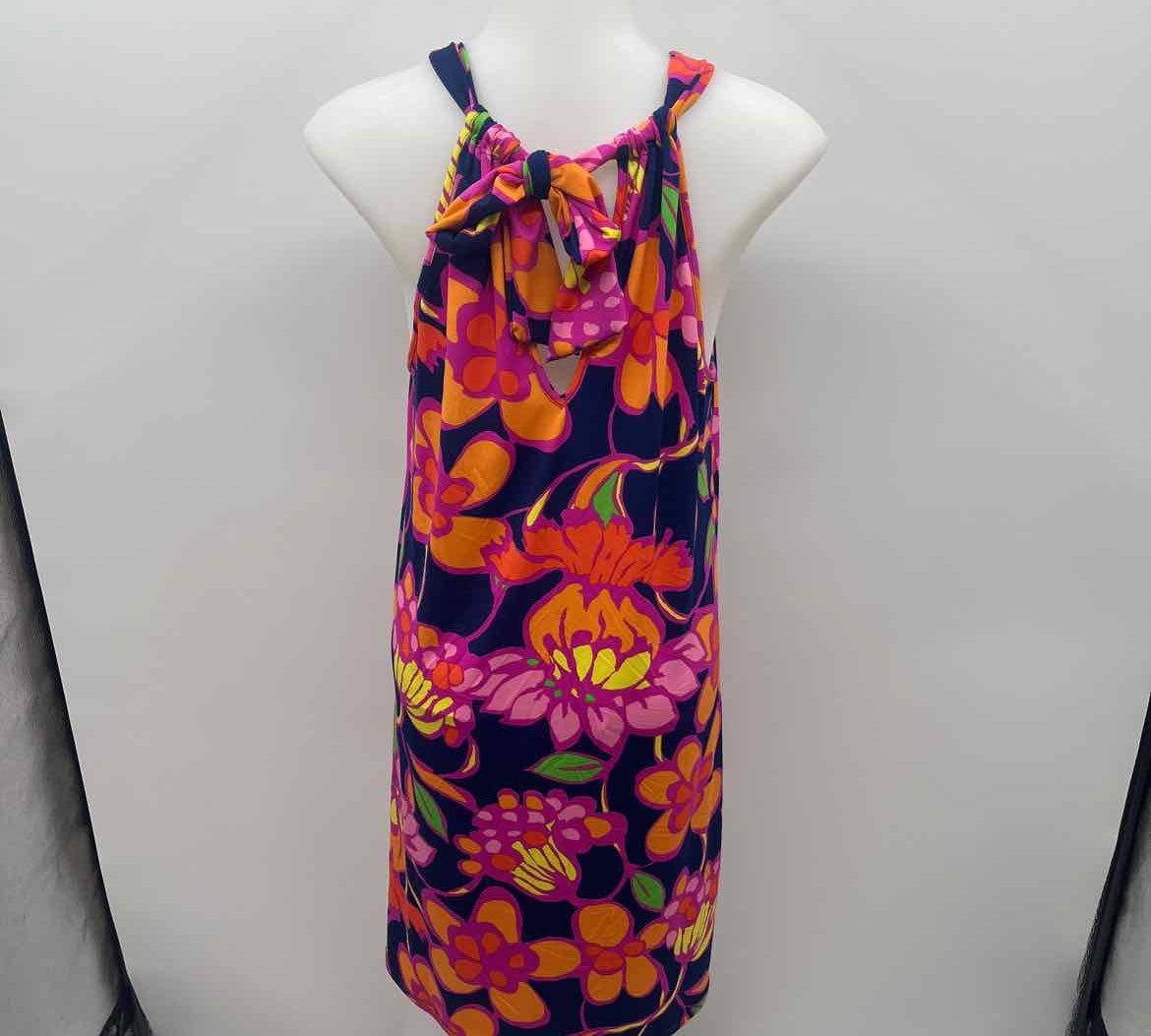 Trina Turk Women's Size 6 Navy Floral Dress
