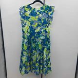 Taylor Women's Size 16 Blue Floral Dress