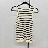 Thread & Supply Women's Size S Ivory Stripe Sleeveless Shirt