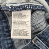 Lands End Men's Size 35 Blue Solid Jeans