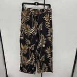 Renuar Women's Size 2 Black Leaf Pants