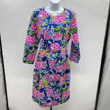 Lilly Pulitzer Women's Size 6 Blue Floral Dress