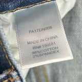 Flag & Anthem Men's Size 32 Blue Solid Jeans