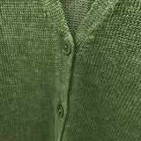 Talbots Women's Size M Green Solid Cardigan