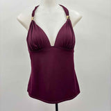 Victoria's Secret Women's Size M burgundy Solid Swimsuit