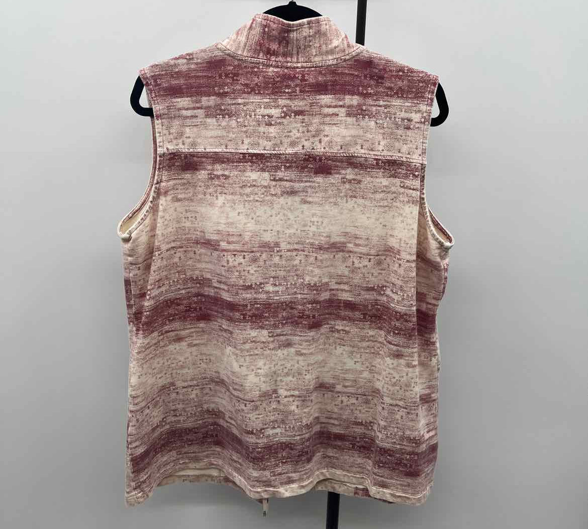 Wild Palms Women's Size L maroon Heathered Vest