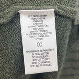 Cyrus Women's Size S Green Ribbed Cardigan