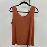 Chico's Women's Size XL Brown Solid Tank