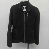 Calvin Klein Women's Size M Black Fuzzy Jacket