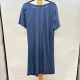 Talbots Women's Size 20 Navy Stripe Dress