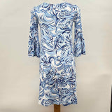 Lilly Pulitzer Women's Size 0 Blue Floral Dress