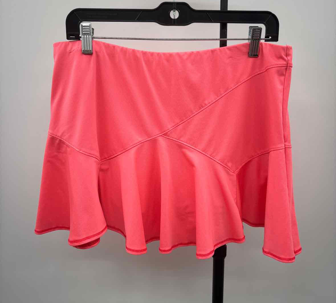 Lucky in Love Women's Size 16 Peach Solid Skirt