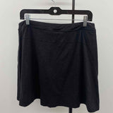 Toad & Co Women's Size 14 Black Solid Skirt