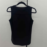 White House Black Market Women's Size XS Black Solid Sleeveless Shirt
