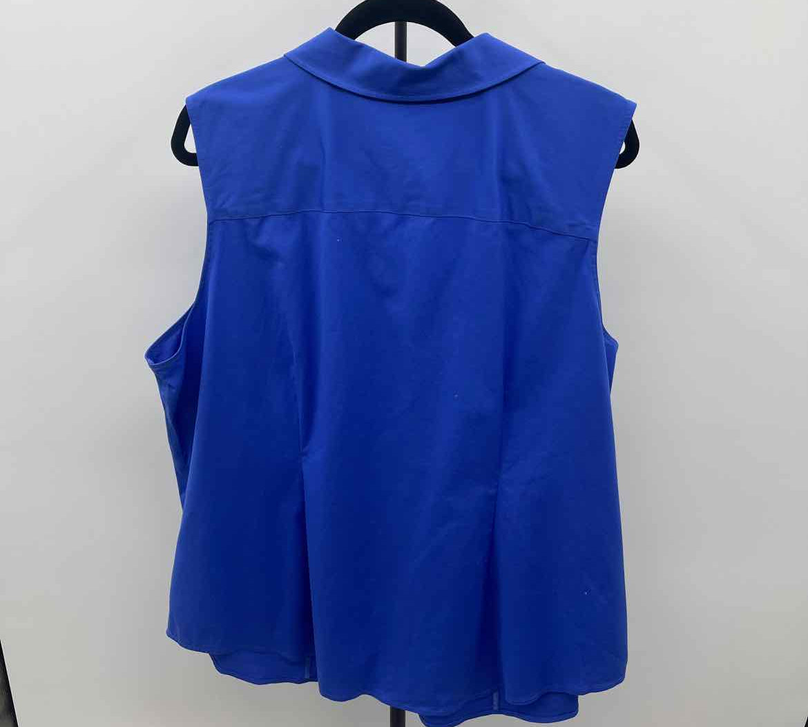 Talbots Women's Size 20W Blue Solid Tank