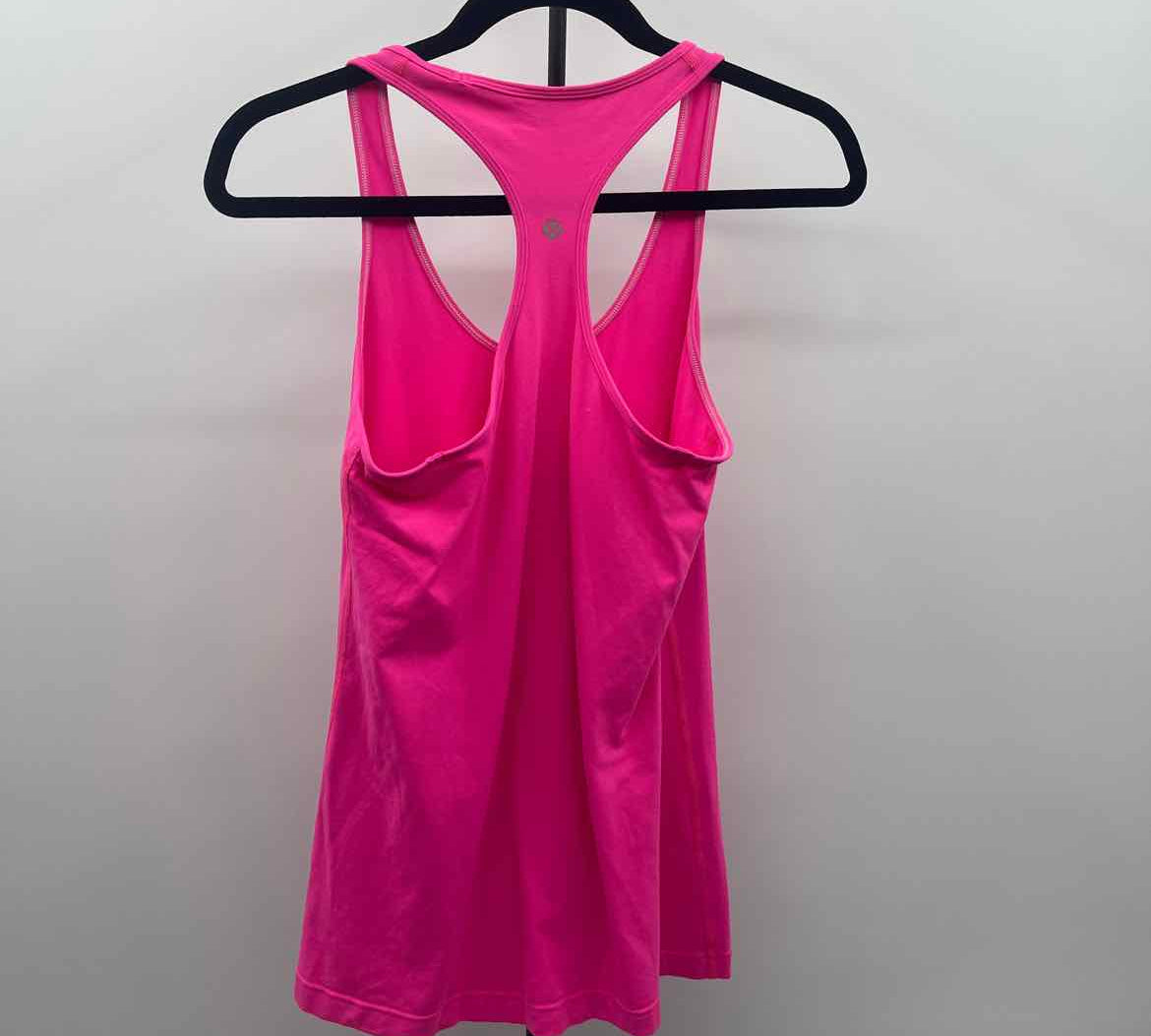 Lululemon Junior's Size L Pink Solid Tank