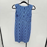 Jude Connally Women's Size 2 Blue Abstract Dress