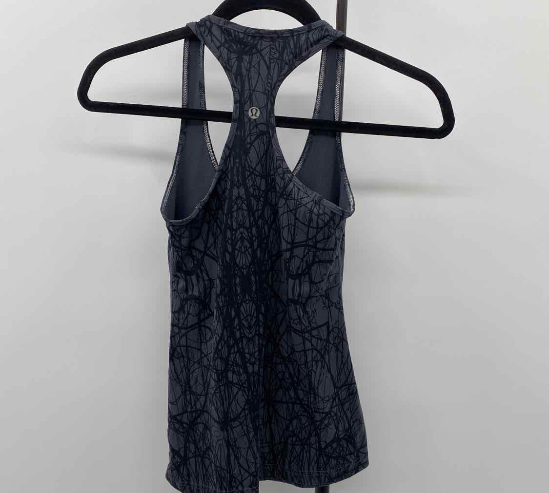 Lululemon Junior's Size S Charcoal lines Tank