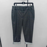 Loft Women's Size 10 Navy Stripe Capris