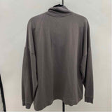 Barefoot Dreams Women's Size 1X Charcoal Solid Sweatshirt