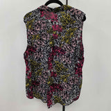 Massini Women's Size 2X Black Spotted Sleeveless Shirt
