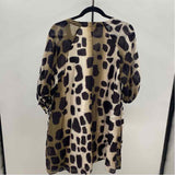 Melloday Women's Size M Black Spotted Dress