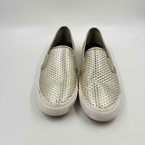 Sperry Women's Shoe Size 7.5 Gold Textured Sneakers