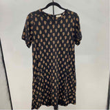 Fat Face Women's Size 8 Black Spotted Dress