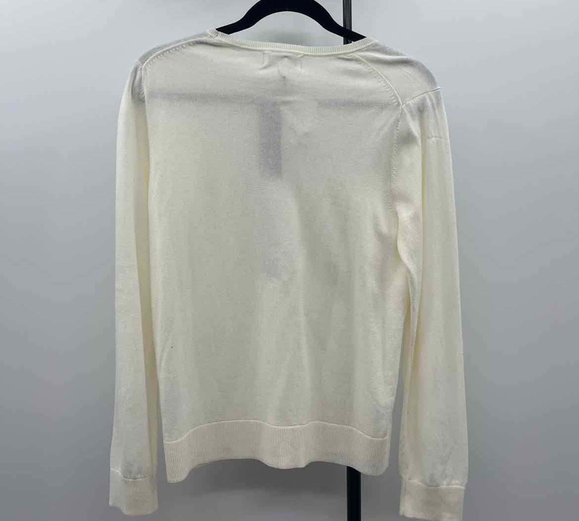 Banana Republic Women's Size M Ivory Solid Sweater