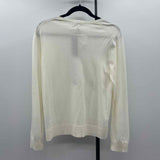 Banana Republic Women's Size M Ivory Solid Sweater