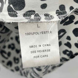 Wishlist Women's Size L White Animal Print Tank