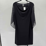 MSK Women's Size XL Black Beaded Gown/Evening Wear