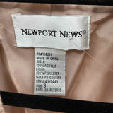 Newport News Women's Size S Brown Textured Jacket